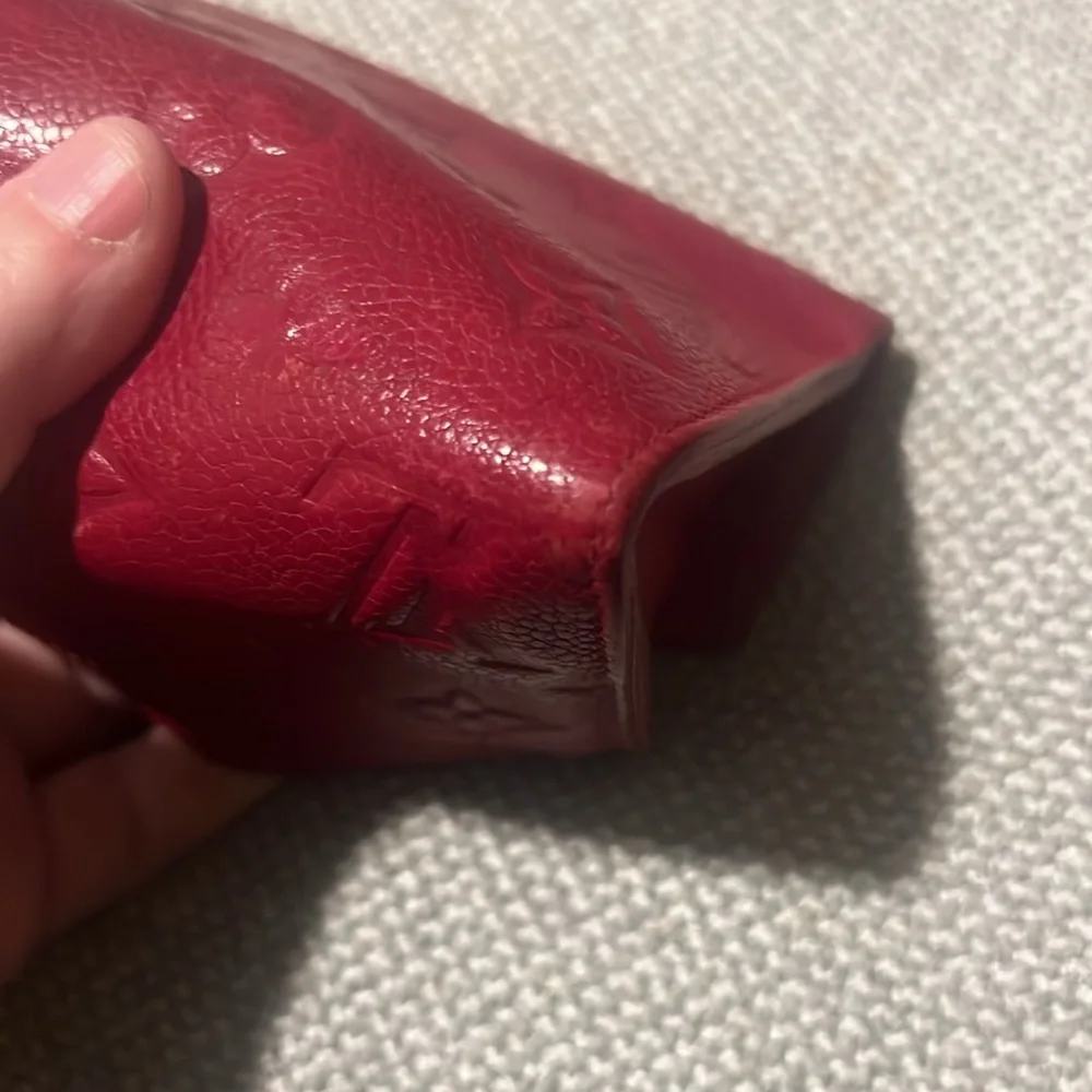 Authentic Louis Vuitton Empriente Sarah wallet raspberry color CA1183